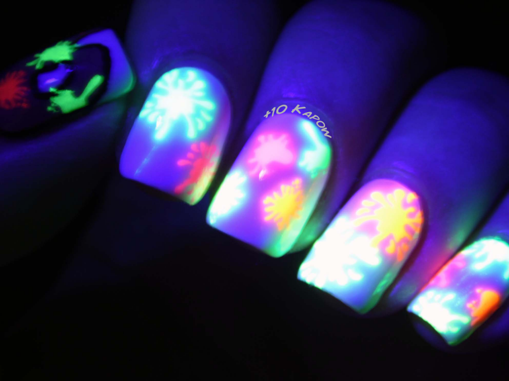Born Pretty Fluorescent/Neon Water Decals - Plus10Kapow