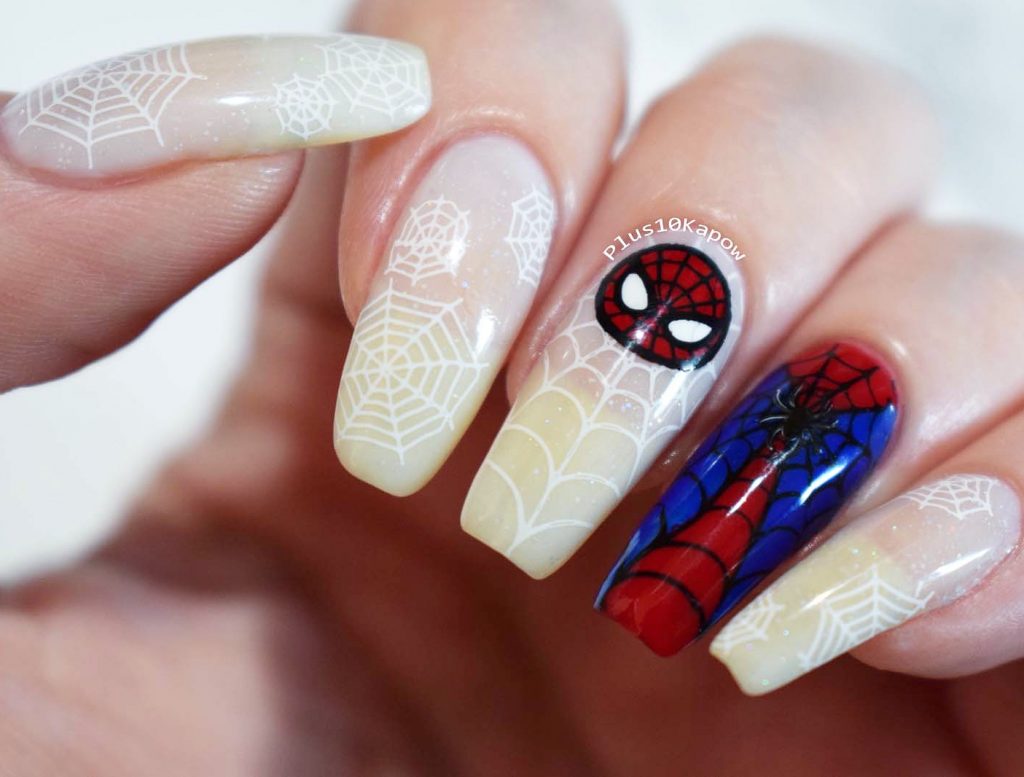 SpiderMan Nails Plus10Kapow