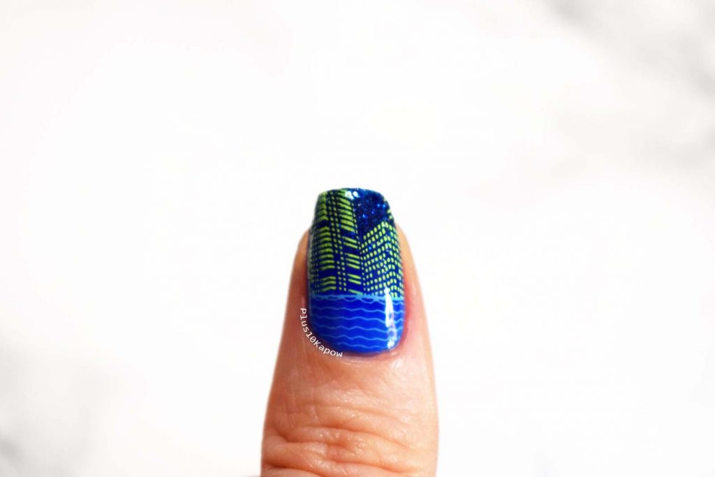 Beauty Big Bang XL-070 BBBXL-070 Stamping plate skyline gradient nails Wikkid Polish Bring on Spring Pastel Neons