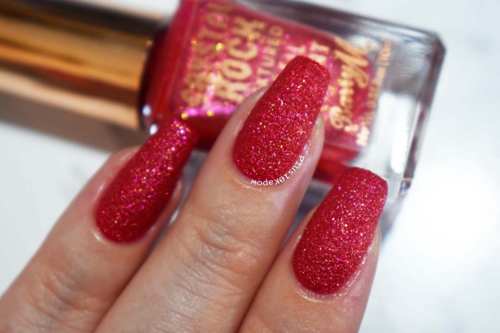 Barry M Crystal Rock Collection Swatches Red Jasper
